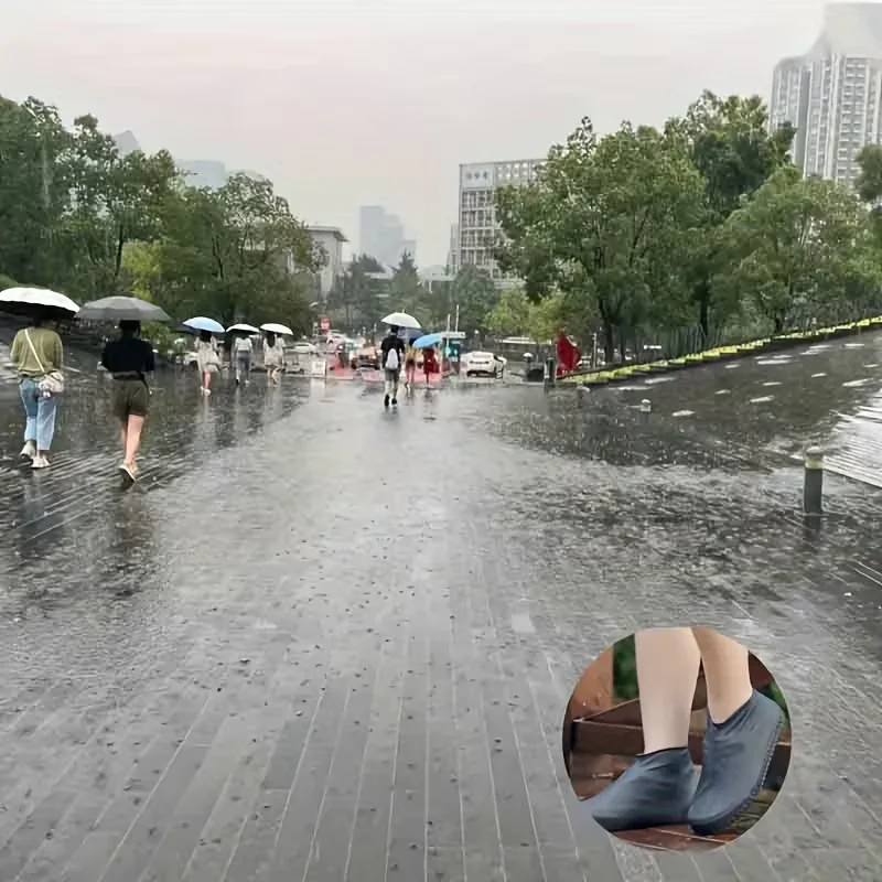 غطاء حذاء سيلكون للمطر - الصورة 4