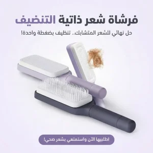 فرشاة شعر ذاتية التنضيف
