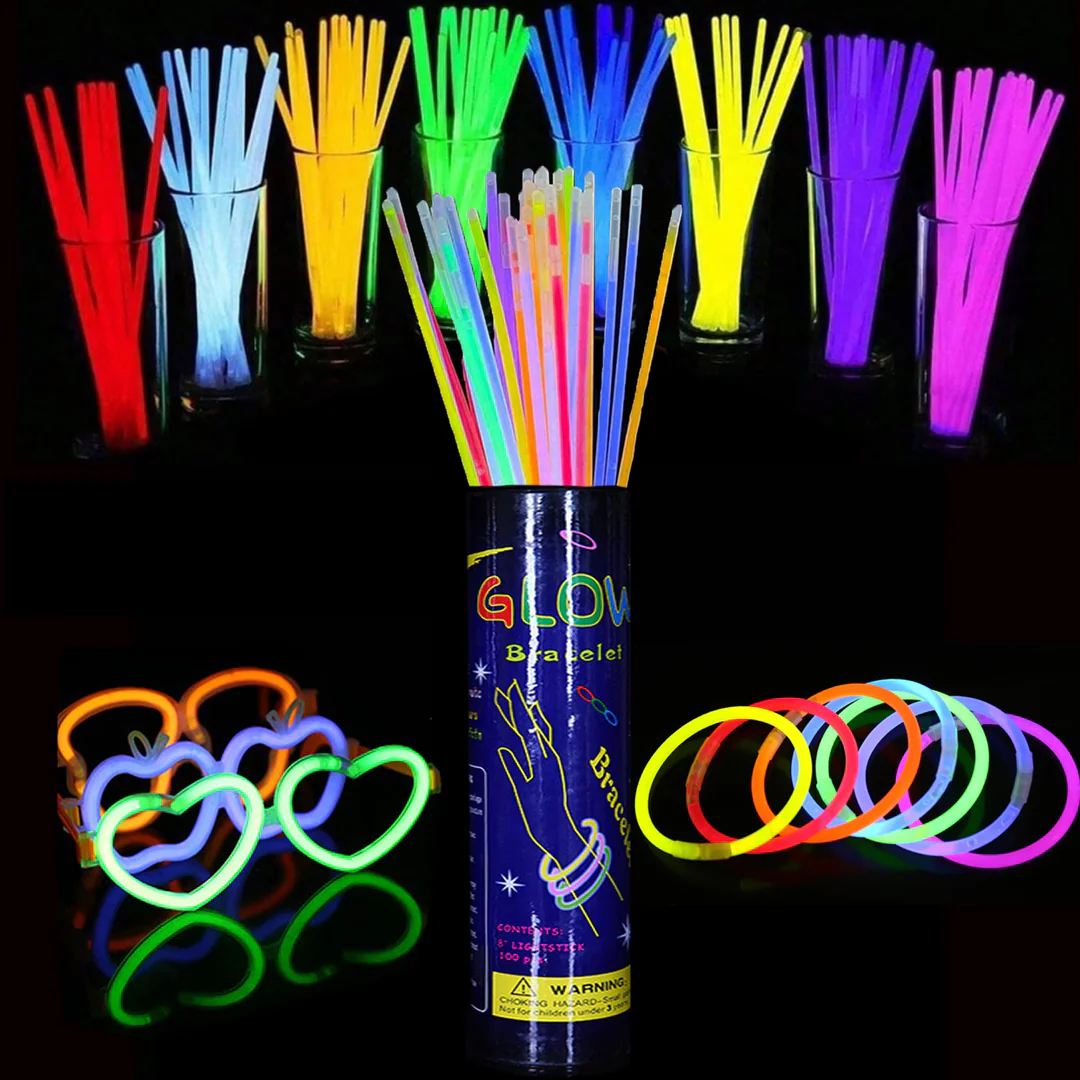 أنابيب الاحتفالات المضيئة (glow sticks) - الصورة 2