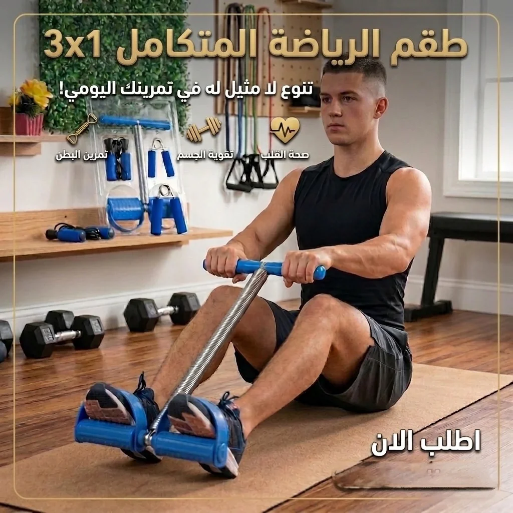 طقم الرياضة المتكامل 3x1 - الصورة 2
