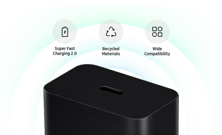 شاحن سامسونج أصلي 45W USB-C — شحن فائق السرعة - الصورة 3
