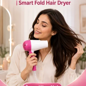 مجفف الشعر الذكي القابل للطي | smart fold hair dryer