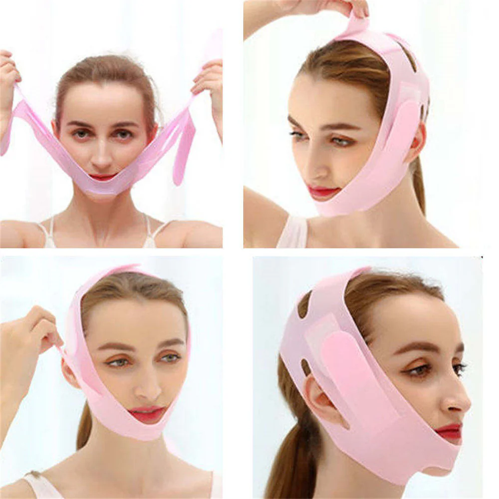 face lift v-line mask | قناع شد الوجه والفك السيليكون - الصورة 4