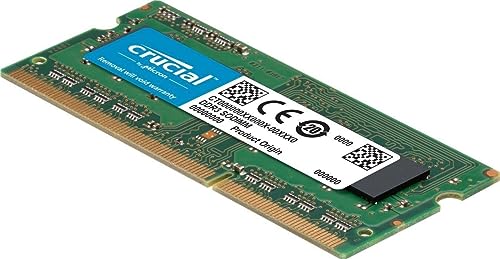 ذاكرة RAM كروشال CT102464BF160B 8GB DDR3 1600MHz CL11 SODIMM منخفضة الجهد للا... - الصورة 2